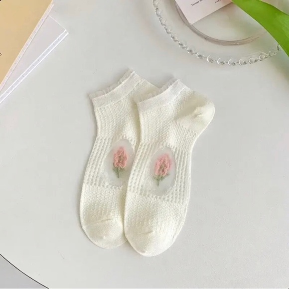 5 pairs Mesh Cotton Socks - Picture 4 of 11